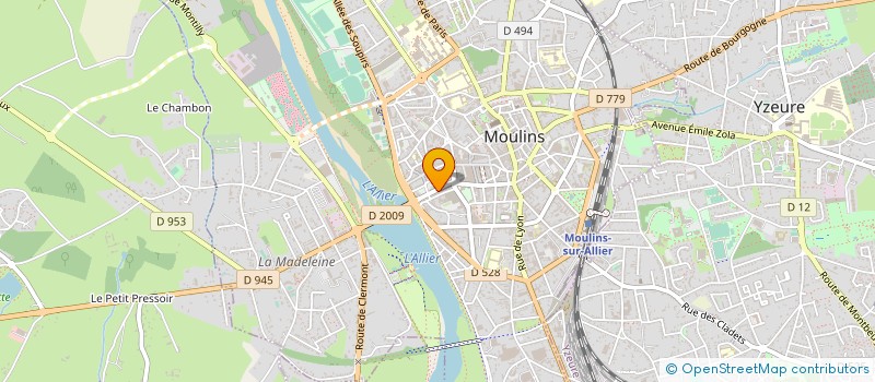 localisation de l'entreprise INDIVISION CHARVERON FORAUD à MOULINS