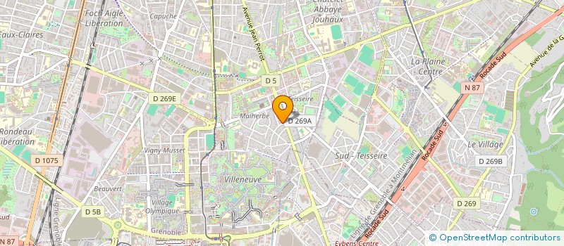 localisation de l'entreprise INDIVISION CHARVET  GRENOBLE