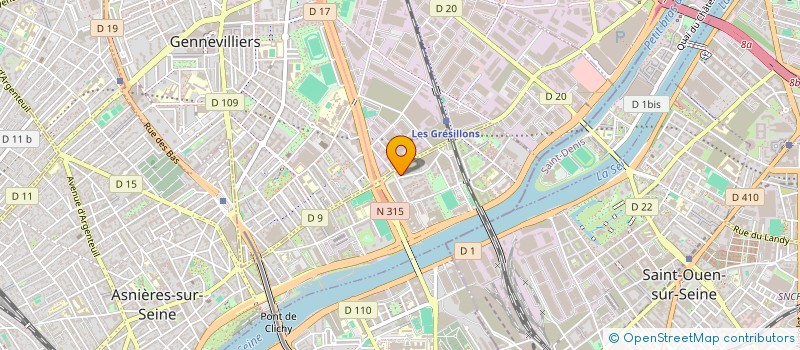 localisation de l'entreprise INDIVISION CHASSEIGNAUX VINCENT ET ZUBKOVA YULIA  ASNIERES-SUR-SEINE