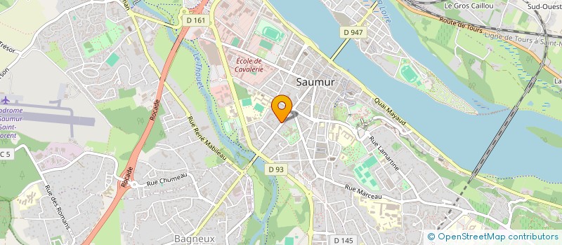 localisation de l'entreprise INDIVISION CHASSIN DE KERGOMMEAUX  SAUMUR