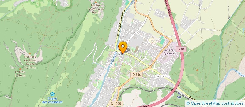 localisation de l'entreprise INDIVISION CHASSON RAVEL  VIF