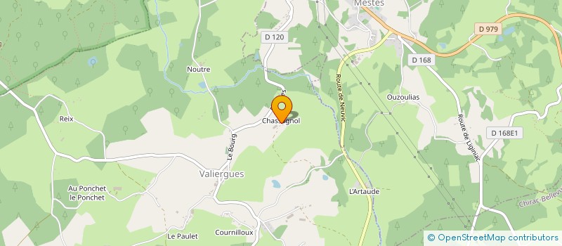 localisation de l'entreprise INDIVISION CHASTAGNER  VALIERGUES