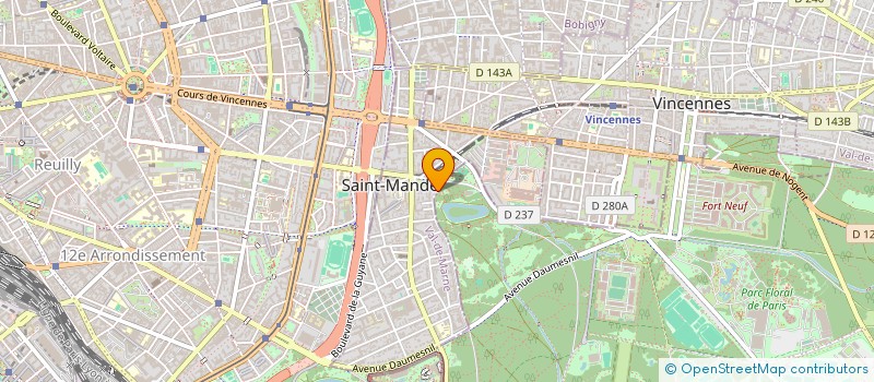 localisation de l'entreprise INDIVISION CHASTAIN-ELFASSI à SAINT-MANDE