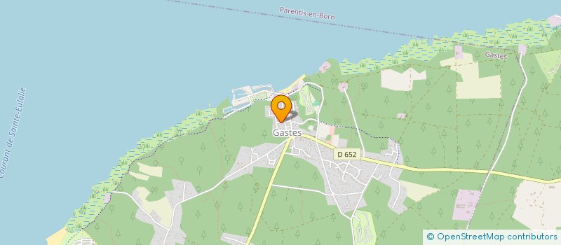 localisation de l'entreprise INDIVISION CHATAIGNE  GASTES