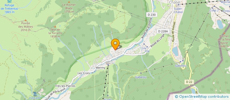 localisation de l'entreprise INDIVISION CHATEL  CHATEL