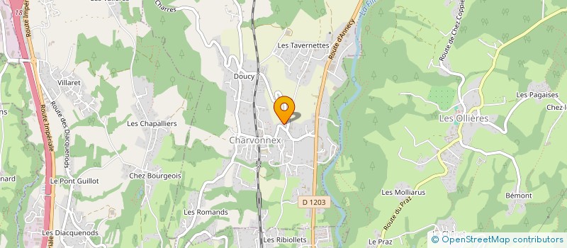 localisation de l'entreprise INDIVISION CHATELAIN  CHARVONNEX