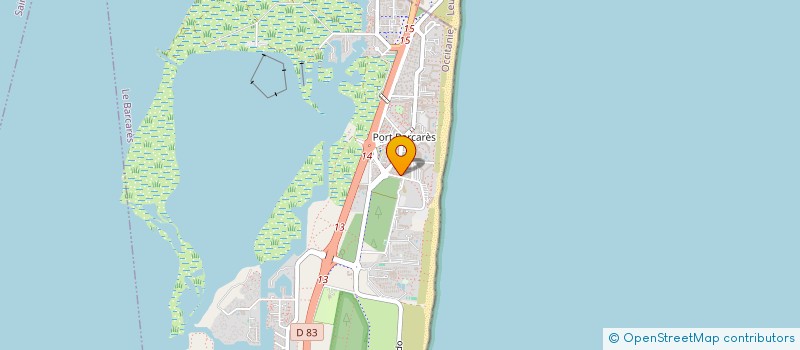 localisation de l'entreprise INDIVISION CHATELIN  LE BARCARES