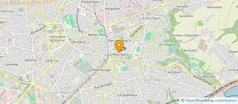 localisation de l'entreprise INDIVISION CHATILLON-LARIBLE à BREST