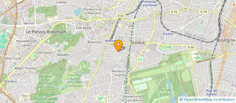 localisation de l'entreprise INDIVISION CHATON POUPON à SCEAUX