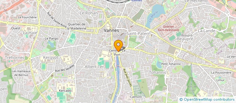 localisation de l'entreprise INDIVISION CHAUCHEPRAT à VANNES