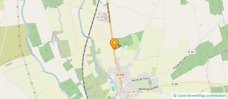 localisation de l'entreprise INDIVISION CHAUMEAU YVES ET PHILOMENE  LURY-SUR-ARNON