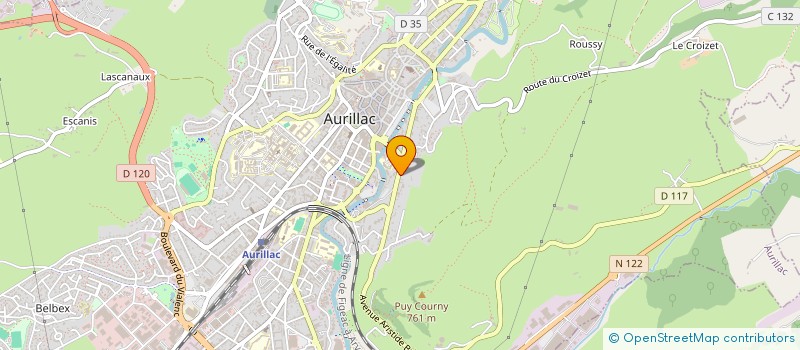 localisation de l'entreprise INDIVISION CHAUSI à AURILLAC