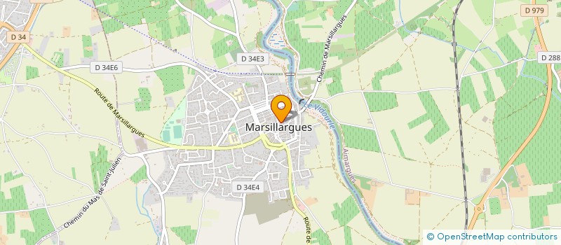 localisation de l'entreprise INDIVISION CHAUSSENDE NICOLE  MARSILLARGUES