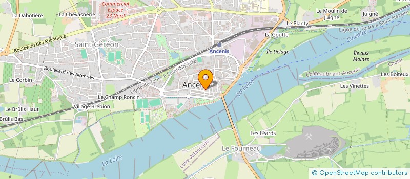 localisation de l'entreprise INDIVISION CHAUVAT FARCY  ANCENIS-SAINT-GEREON