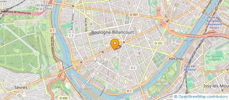 localisation de l'entreprise INDIVISION CHAUVEAU à BOULOGNE-BILLANCOURT