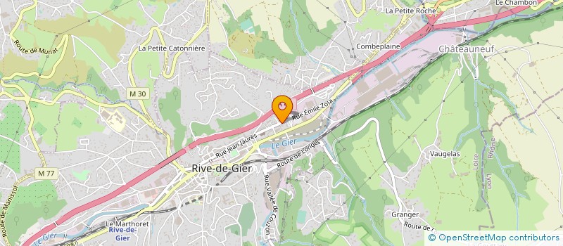 localisation de l'entreprise INDIVISION CHAUVET à RIVE-DE-GIER