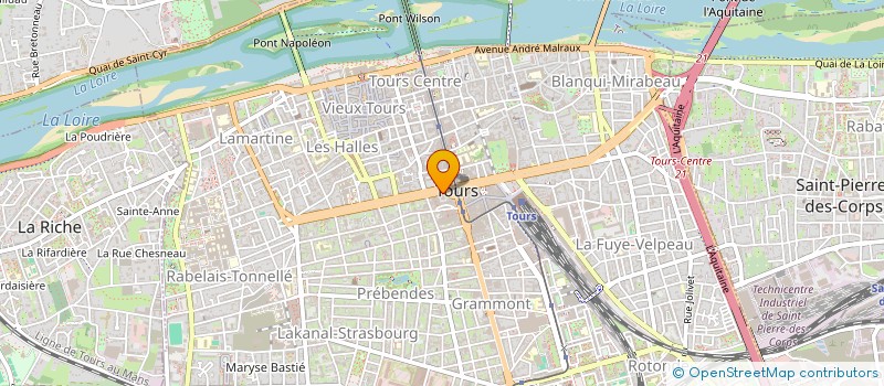localisation de l'entreprise INDIVISION CHAUVIN  TOURS