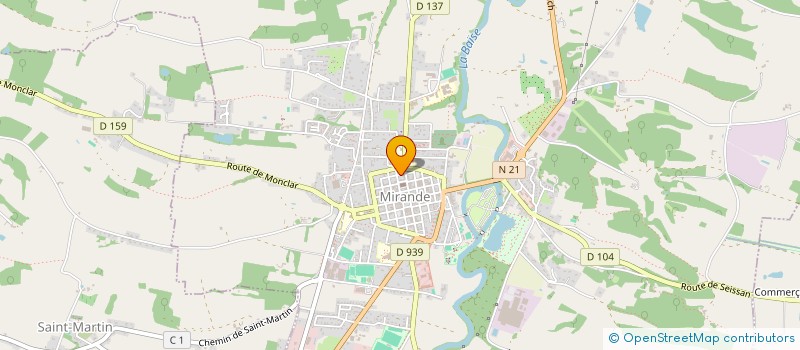 localisation de l'entreprise INDIVISION CHECHAN-DUGERS  MIRANDE