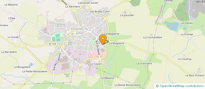 localisation de l'entreprise INDIVISION CHEDOR GUY  VILLAINES-LA-JUHEL