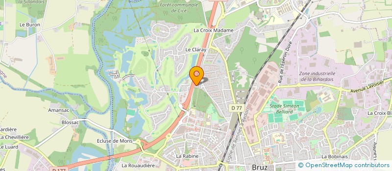 localisation de l'entreprise INDIVISION CHEIKH-TOURISS IMMOBRUZ  BRUZ