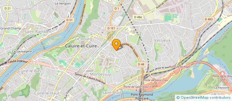 localisation de l'entreprise INDIVISION CHEKROUN / BOUAZIZ  CALUIRE-ET-CUIRE