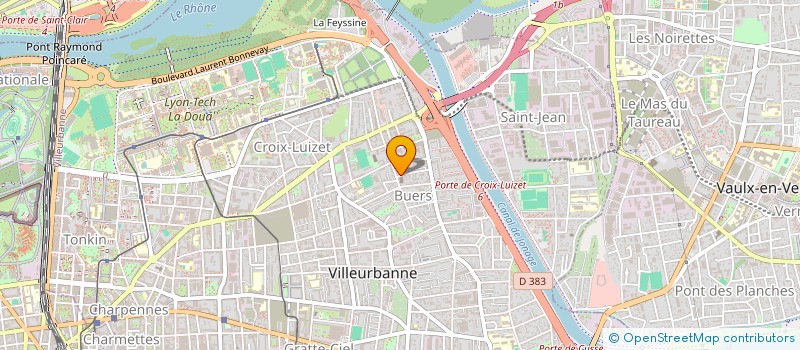 localisation de l'entreprise INDIVISION - CHEMLI - ABOUCHI  VILLEURBANNE