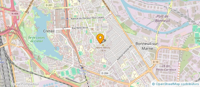 localisation de l'entreprise INDIVISION CHEN  CRETEIL