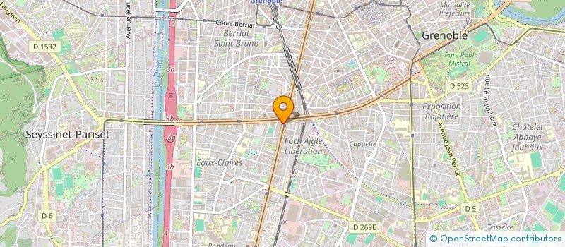 localisation de l'entreprise INDIVISION CHENEVIER BELAIDI  GRENOBLE