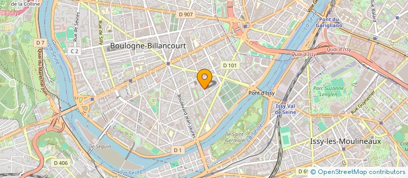 localisation de l'entreprise INDIVISION CHESNEAU SEGUY à BOULOGNE BILLANCOURT