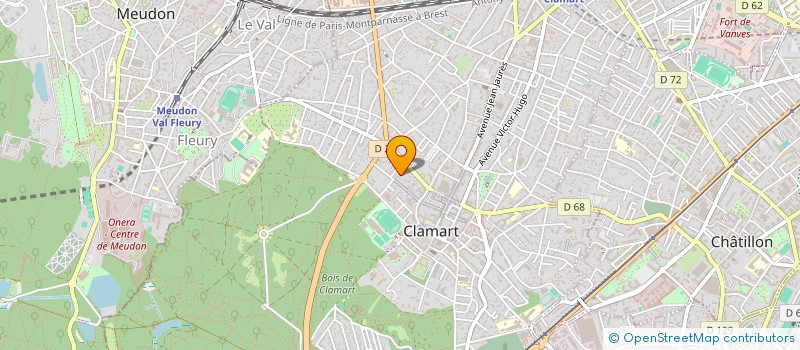 localisation de l'entreprise INDIVISION CHESSERON CATHERINE ET DENIS à CLAMART