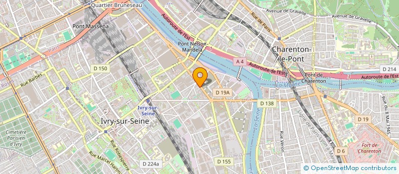 localisation de l'entreprise INDIVISION CHET 96B  IVRY-SUR-SEINE