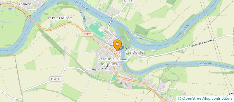 localisation de l'entreprise INDIVISION CHETOT STEPHANE à VERDUN-SUR-LE-DOUBS
