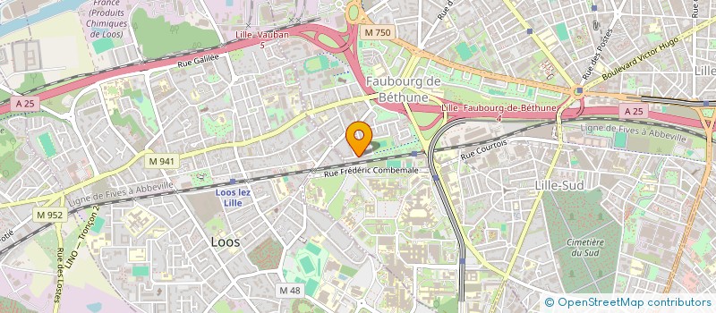 localisation de l'entreprise INDIVISION CHEVALIER 2  LILLE