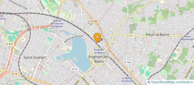 localisation de l'entreprise INDIVISION CHEVALIER CAUCHOIX à ENGHIEN-LES-BAINS