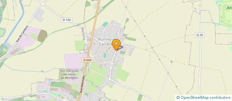 localisation de l'entreprise INDIVISION CHEVALLIER GOSSELET  RUMILLY-EN-CAMBRESIS