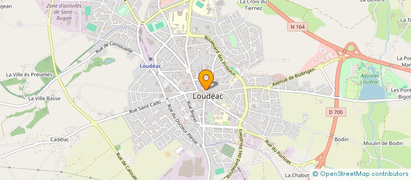 localisation de l'entreprise INDIVISION CHEVE à LOUDEAC