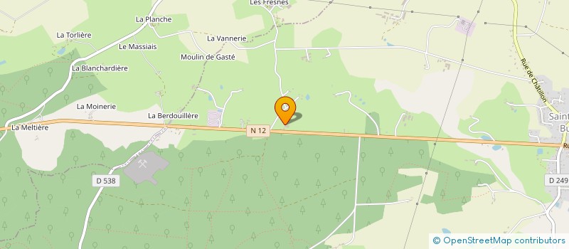 localisation de l'entreprise INDIVISION CHEVILLARD BEATRICE ET DENANCE ANTHONY  SAINT-GEORGES-BUTTAVENT