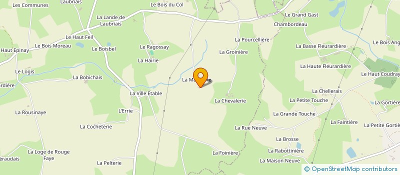 localisation de l'entreprise INDIVISION CHEVREL-HUET  BOURGON