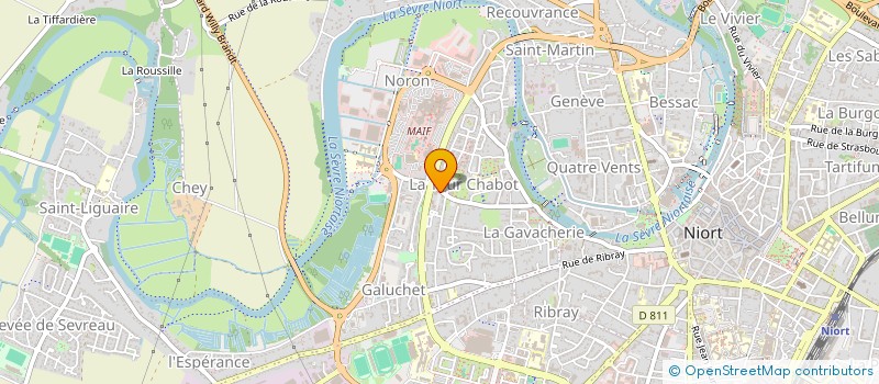 localisation de l'entreprise INDIVISION CHEVRINAIS SARDET  NIORT