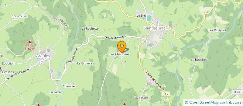 localisation de l'entreprise INDIVISION CHEYNEL à SAINT-JEURES