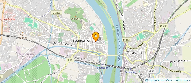 localisation de l'entreprise INDIVISION CHIDEKH VILAR  BEAUCAIRE