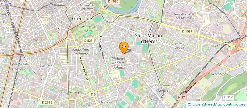 localisation de l'entreprise INDIVISION CHIRON DE LA CASINIERE LOIC ET CHRISTELLE  GRENOBLE