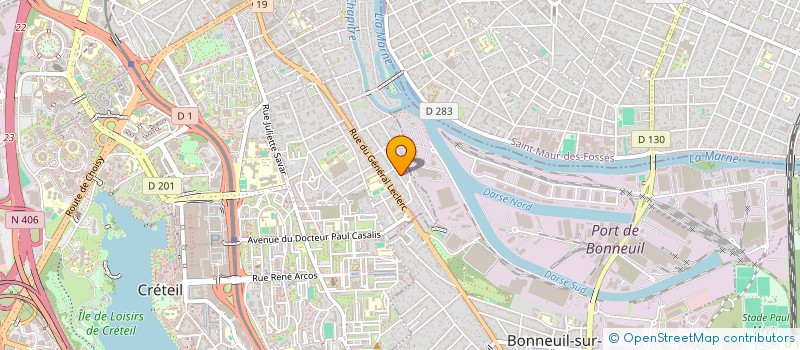 localisation de l'entreprise INDIVISION CHLOE ANDRO YVES ANDRO  CRETEIL