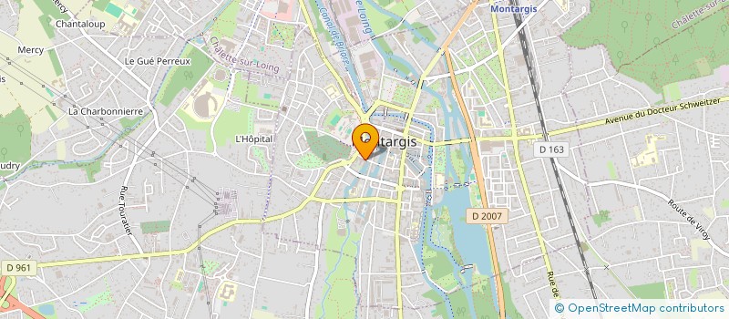 localisation de l'entreprise INDIVISION CHOKOMERT - FAUCONNIER  MONTARGIS