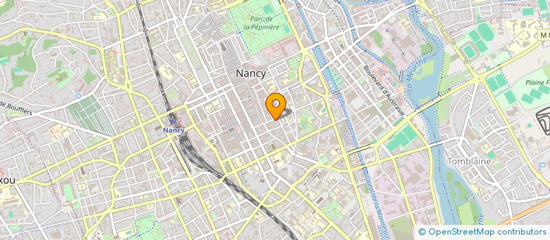 localisation de l'entreprise INDIVISION CHOPPIN STRANG  NANCY