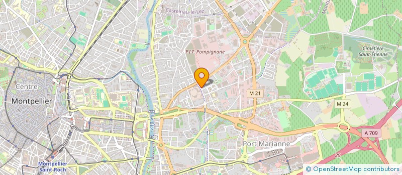 localisation de l'entreprise INDIVISION CHOQUART AUDIGER à MONTPELLIER