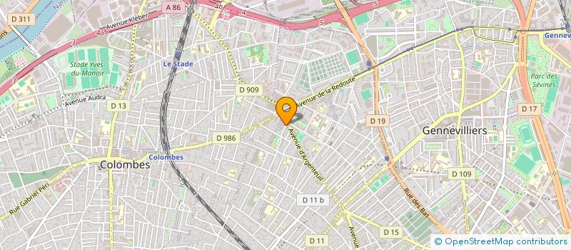 localisation de l'entreprise INDIVISION CHOUDHARY-GUPTA à BOIS-COLOMBES