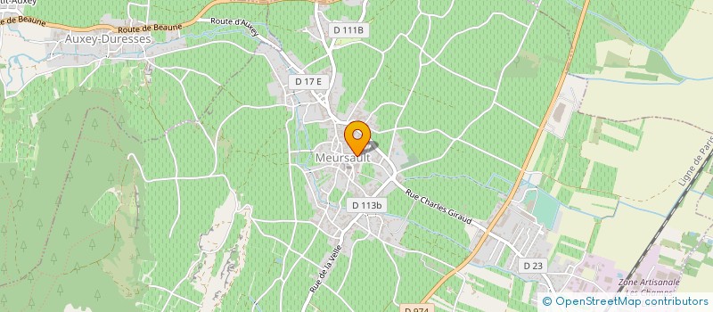 localisation de l'entreprise INDIVISION CHOUET SOLEILLAND  MEURSAULT