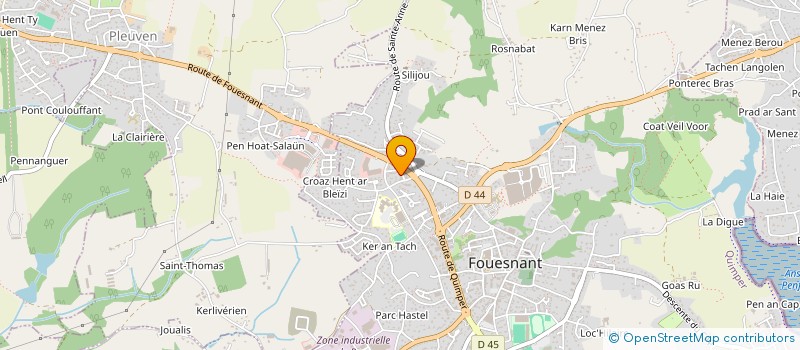 localisation de l'entreprise INDIVISION CHOUPAULT à FOUESNANT