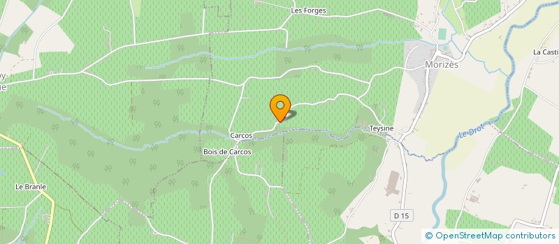 localisation de l'entreprise INDIVISION CHOVIN  MORIZES